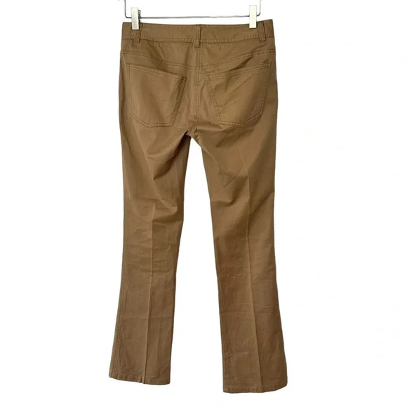 Theory 0 tan cotton + Lycra dress chino pants - Picture 2 of 5